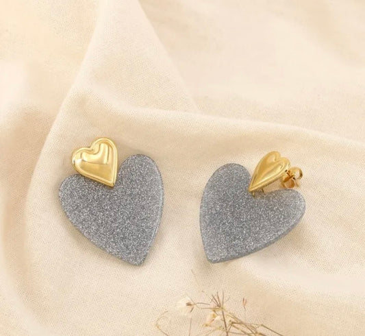 Boucles d'oreilles Coeur