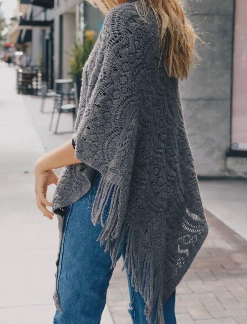 Poncho en Dentelle