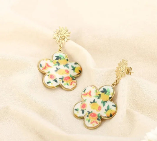 Boucles d'oreilles Fleurs