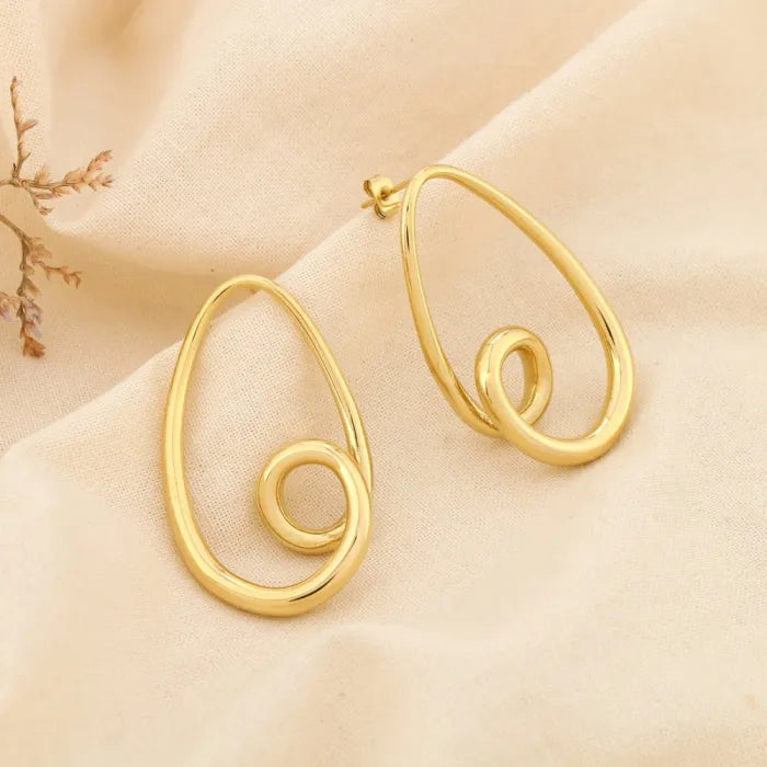 Boucles d'oreilles Spirale