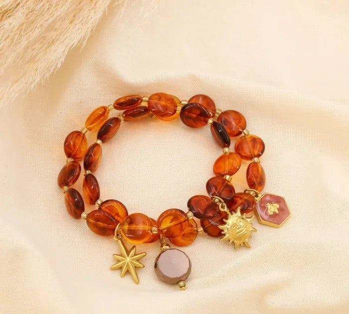 Double Bracelets Elastique Breloques