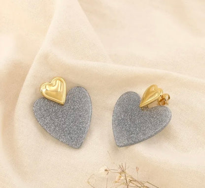 Boucles d'oreilles Coeur
