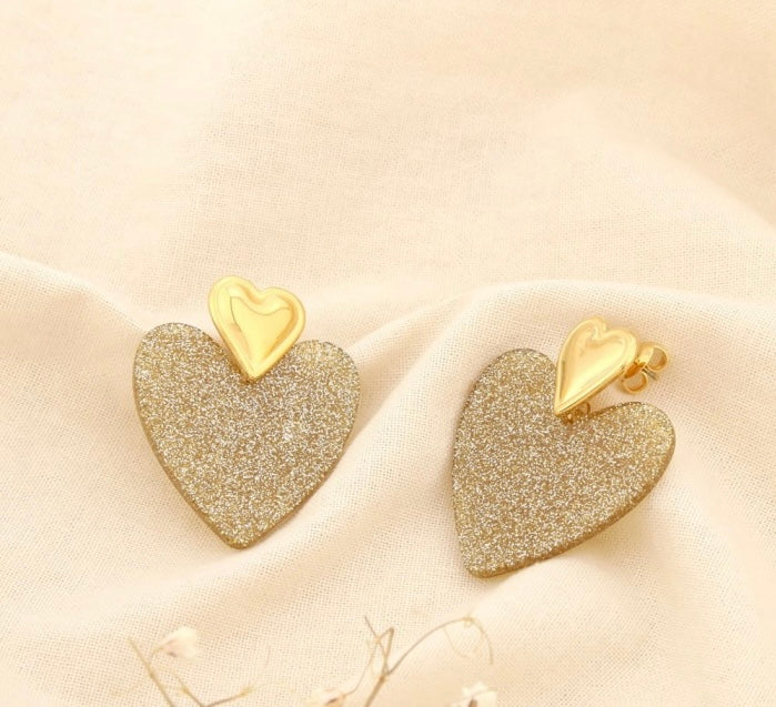 Boucles d'oreilles Coeur