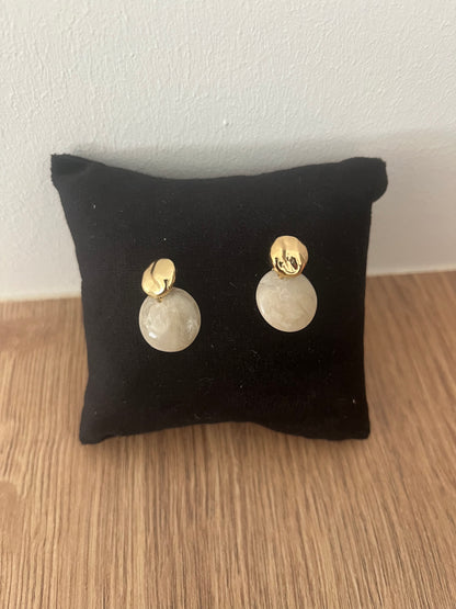 Boucles d'Oreilles Jade