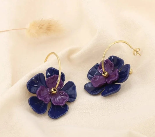 Boucles d'oreilles Acrylique