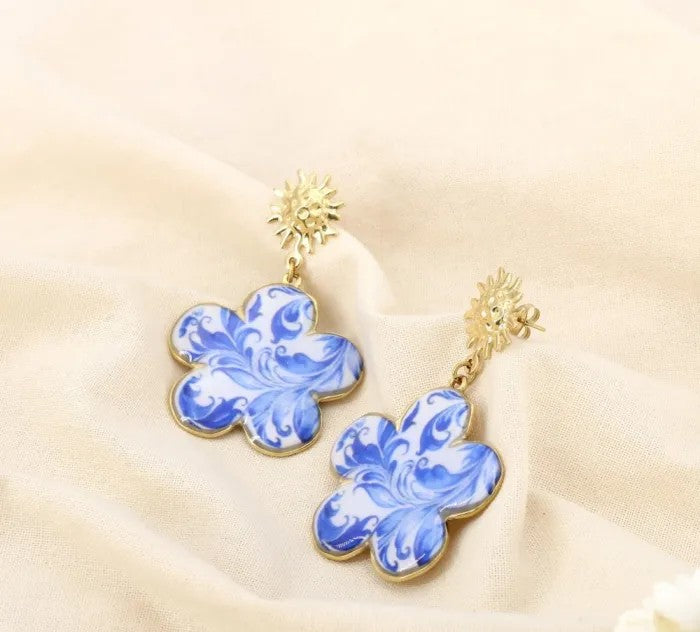 Boucles d'oreilles Fleurs