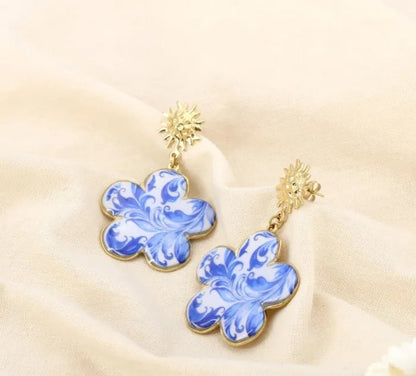 Boucles d'oreilles Fleurs