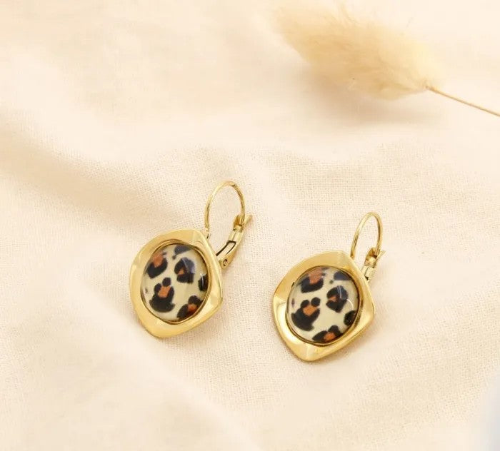 Boucles d'oreilles Léopard
