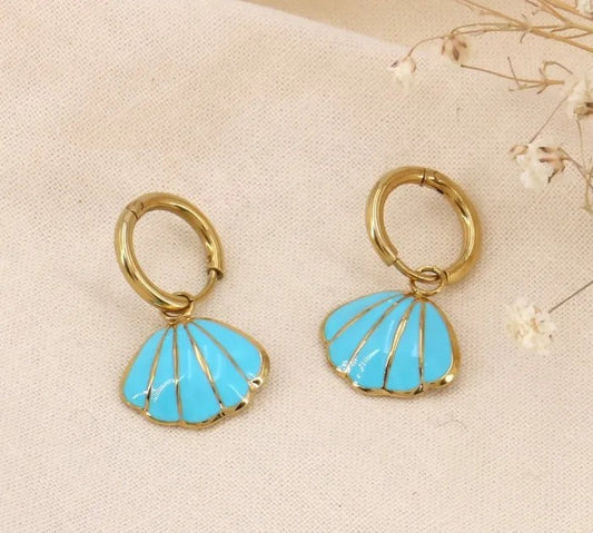 Boucles d'Oreilles Coquillage